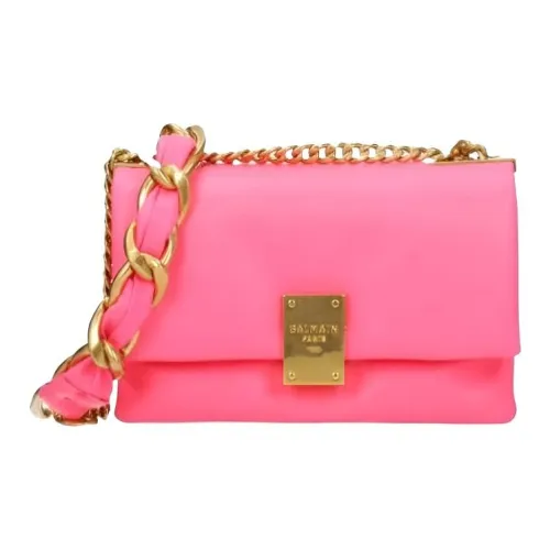 BALMAIN Кожа Сумка через плечо Сумка на плечо Женская Розовая