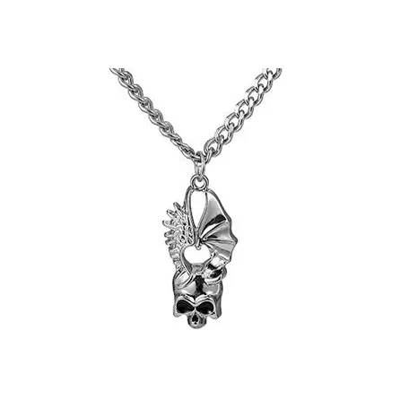 Kelanxi Титановые стальные ожерелья мужские серебряные