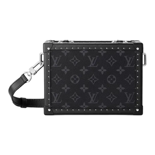 LOUIS VUITTON Холст Сумка через плечо Унисекс Серый Черный