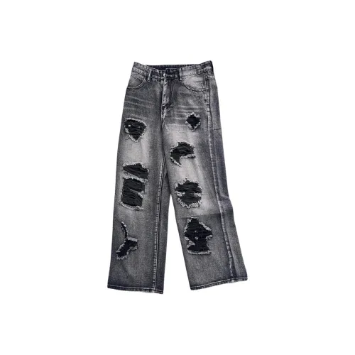 Zomuros Черные Унисекс Джинсы