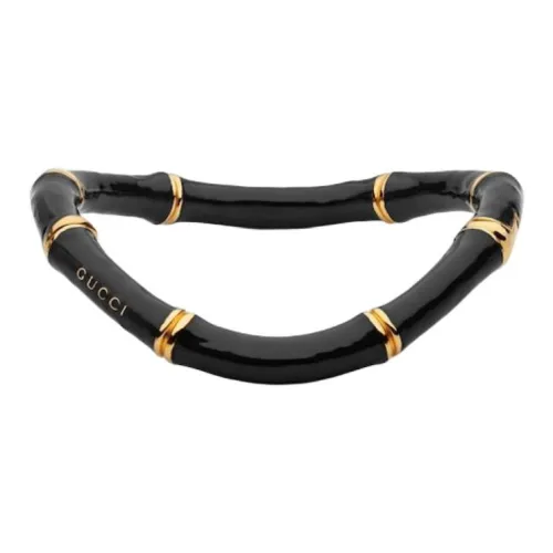 GUCCI Эмаль Металл Алюминий Ожерелья Унисекс Черный