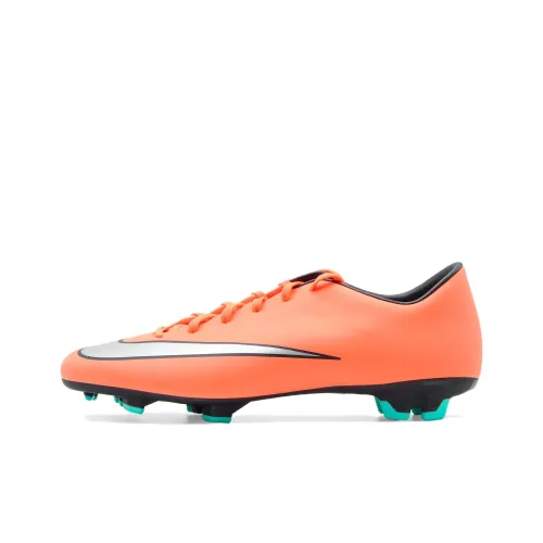 Nike Mercurial Victory Abrasion Resistant Футбольные бутсы Мужские Апельсин