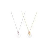 Карп кои, ожерелье, серебряный + золотой (1 пара)