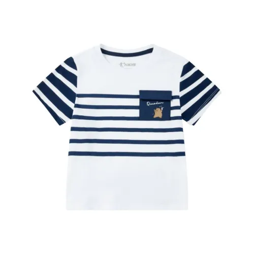 QIAODAN T-рубашка SS25 для детей в возрасте 3-7 лет