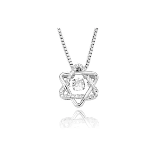 Burning Hot Белое золото с медным покрытием ожерелья женские