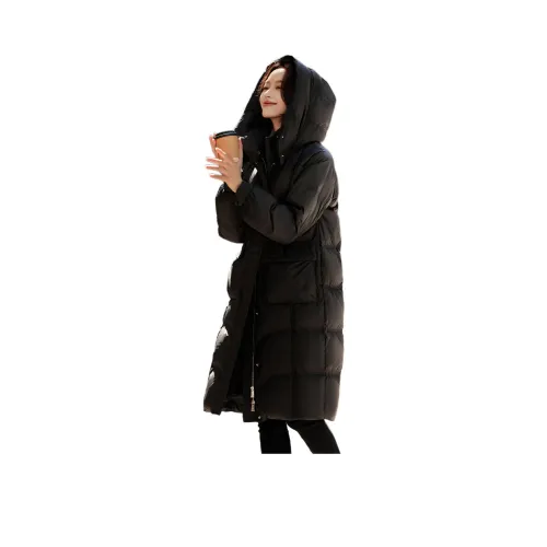 Mo Han Yi Mei Пуховик Женские Черный