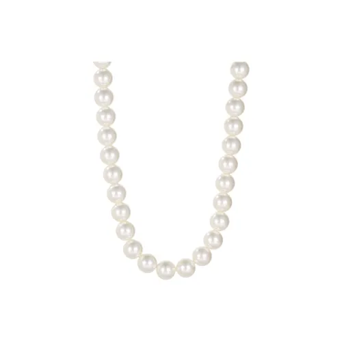 NATURALLYJOJO Искусственная жемчужина Титановая сталь Ожерелья Женское Белое