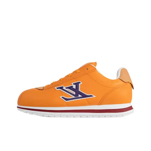 LOUIS VUITTON Nigo Collaboration Buttersoft FW25 Низкий Топ Повседневная Обувь Мужская Оранжевая