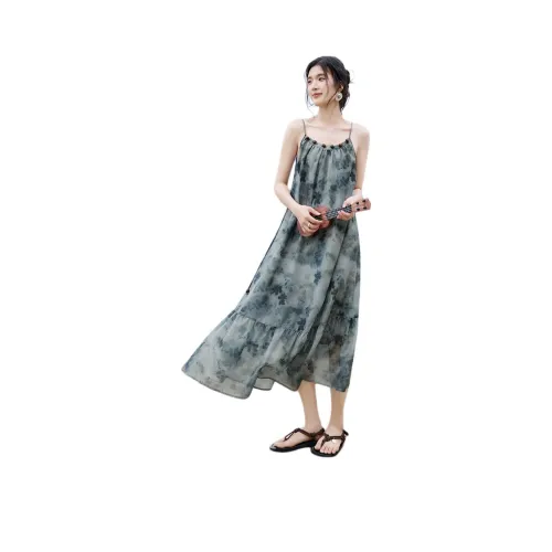 XWI Чернильный серый Женские Слиплатья