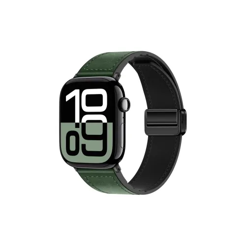 MUZHITIANKONG Ремешок Apple Совместимость Кремниевый Натуральная кожа Материал