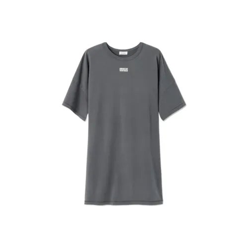 AMERICAN VINTAGE A.M Женские Платья с Короткими Рукавами