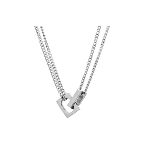 Cooraree Титановые стальные ожерелья унисекс