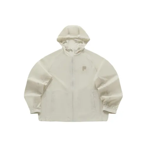 FILA FUSION FOB Series SS24 Одежда с защитой от солнца Мужская Светлый Бобовый Грязно-коричневый