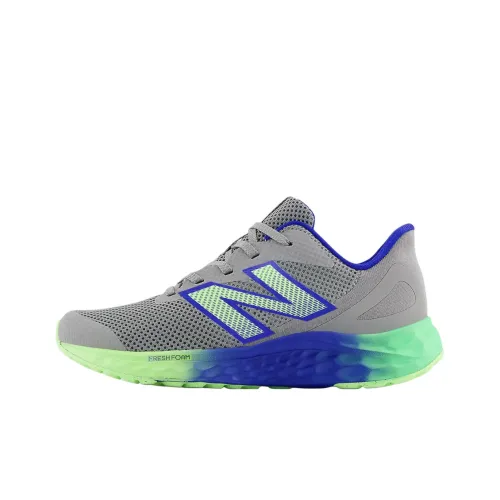 New Balance NB Свежий Foam Arishi V4 Дышащий Поддержка Низкий Топ Детские Беговые Кроссовки Серый Подростки