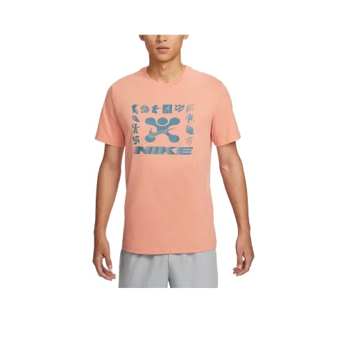 Nike Orange Мужская T-рубашка