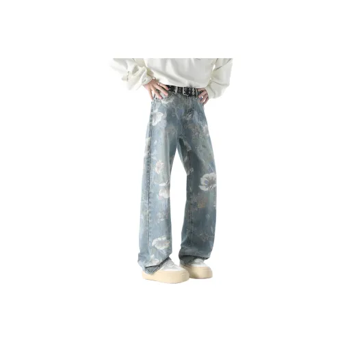 REXSHION Синие Унисекс Джинсы