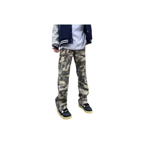 MORii Камуфляж Унисекс Джинсы