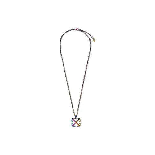 Off Белый Brass Necklaces Мужской