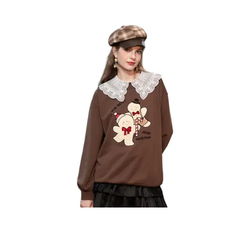 AIVEI Коричневые Женские Толстовки