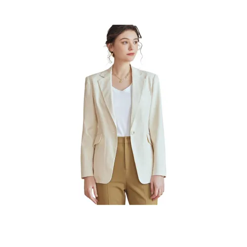 ROEYSHOUSE Бизнес-костюм женский бежевый