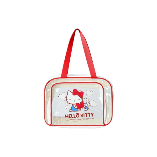 Sanrio Hello Kitty Polyester Travel Storage Bag Women's Red Санрио Hello Kitty Полиэстер Путешествие Хранение Сумка Женская Красная