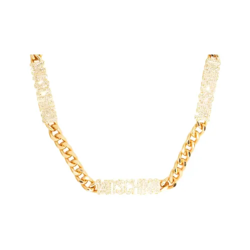 MOSCHINO Латунь Сплав Цинка Полиуретан Ожерелья Женские Золото
