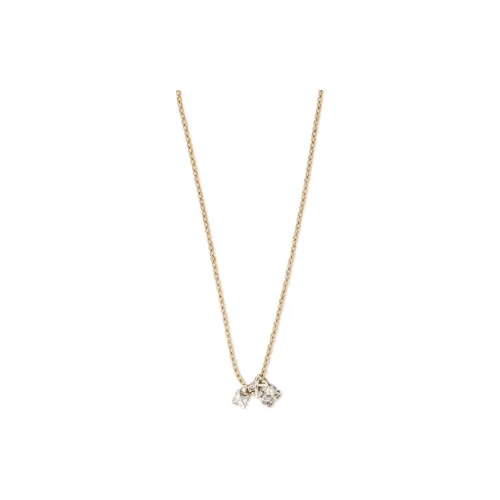 Off Белый Brass Necklaces Мужской