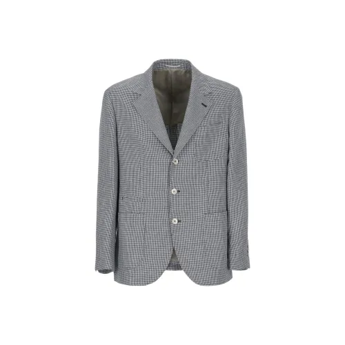 BRUNELLO CUCINELLI Бизнес-костюм Пальто Мужской Синий