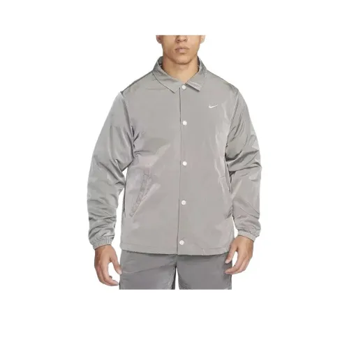 nike Куртки и Пальто Мужской Железо Серый