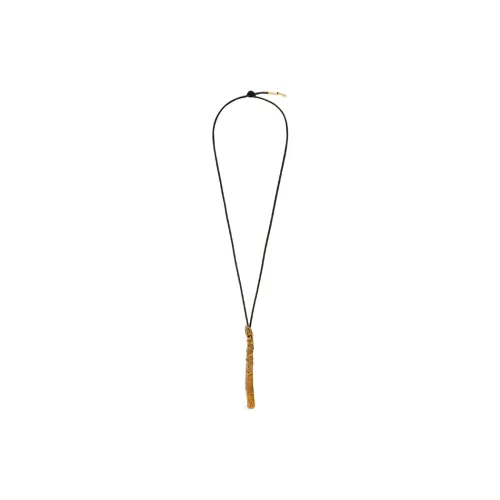 LOEWE Brass Necklaces Коричневый Унисекс