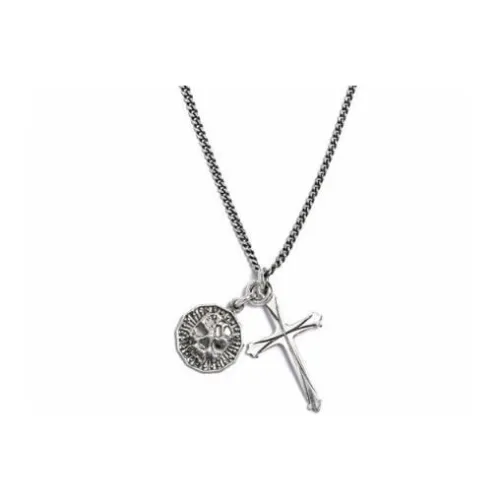 EMANUELE BICOCCHI Брасс Ожерелья Мужской Серебряный