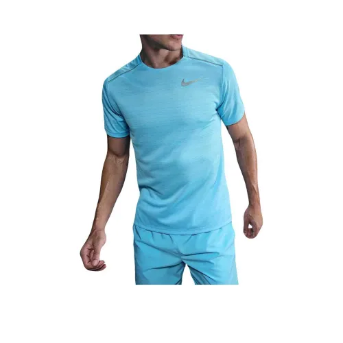 Nike Swoosh Синий Мужской T-Рубашки