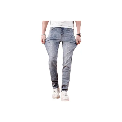 CHENYING Светло-синие мужские джинсы