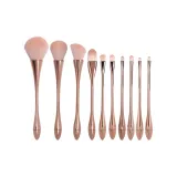 Розово-золотая кожа, 10 штук