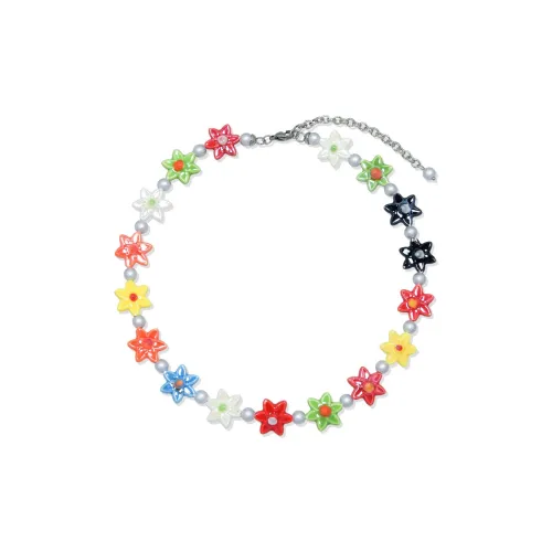 AWE Титановая сталь Ожерелье Тайский стиль Позиционирование Дофаминовая одежда Ожерелье Цепочка на ключицу Женское