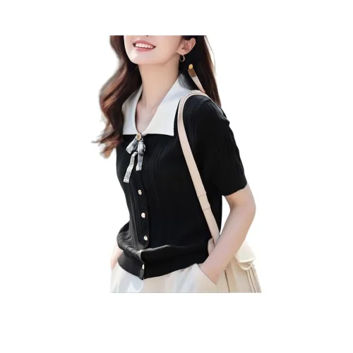 MORii Черные Женские Футболки