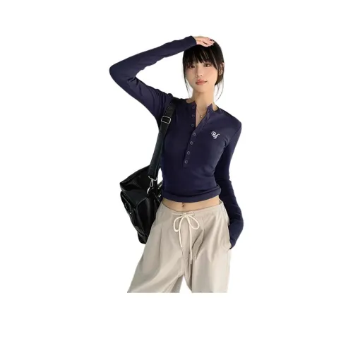 STGX Темно-синие Женские Футболки