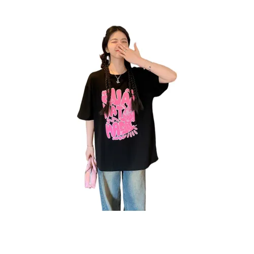 Juden Choi T-Shirt Женская Черная