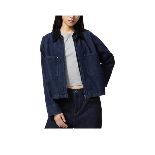 UNIQLO Темно-синие женские куртки