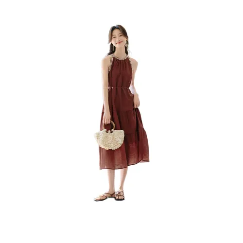 MOHANYIMEI Винтажный красный женский слиплатье