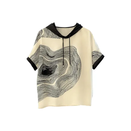 SIBAISHE Абрикос Женские Рубашки