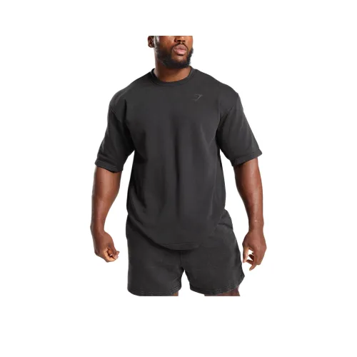 GYMSHARK Черные Мужские T-рубашки