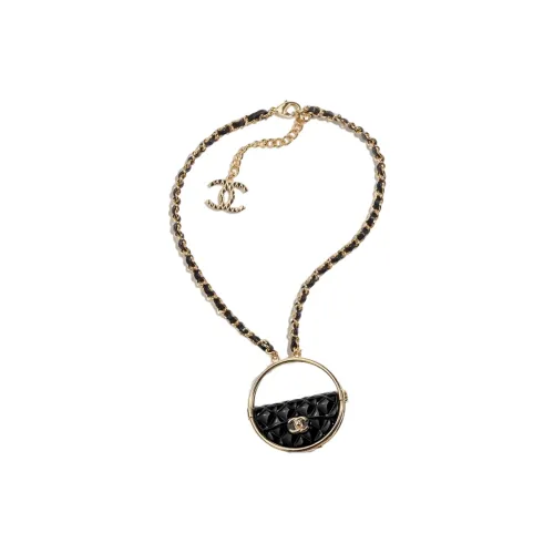CHANEL Ожерелья Черные Женские
