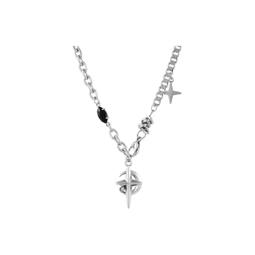 VEODO Титановые стальные ожерелья унисекс