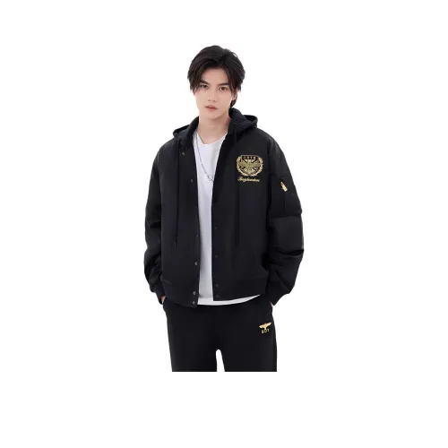 Boy London Хлопковый пуховик унисекс черного цвета