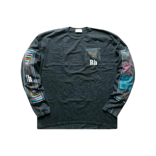 RHUDE Мужские черные T-рубашки