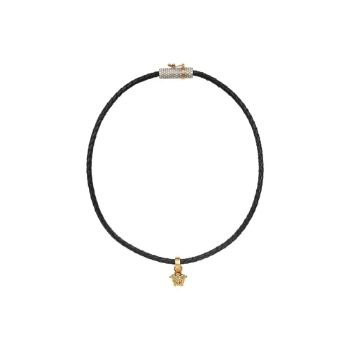 VERSACE Ожерелья Черные Женские