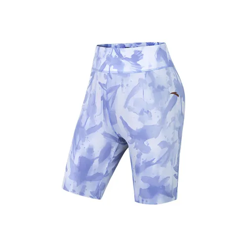 ANTA Variety Тренировки Коллекция Повседневные шорты Женские Reef Синий Полный принт