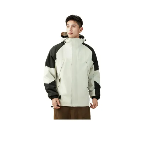 361° Down Jacket Unisex Frost White Super Black