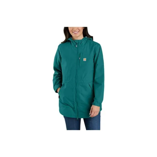 Carhartt 104221 RAIN Defender Collection Легкая Куртка 1 Теплый Оценка Куртки Пальто Раскрепощенный крой Женский Зеленый Зеленый